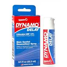 Xịt chống xuất tinh sớm Dynamo delay Spray 22ml kéo dài thời gian quan hệ của Mỹ