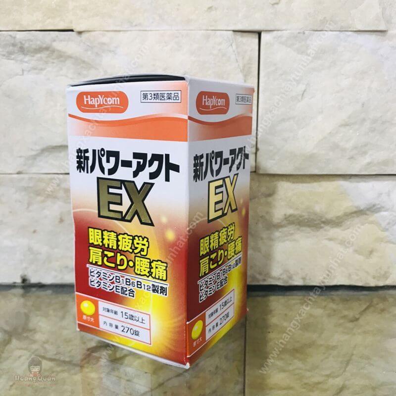 Viên uống giảm đau nhức xương khớp Glucosamine Hapycom EX 270 viên Nhật Bản