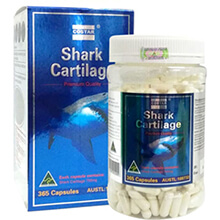 Viên uống hỗ trợ xương khớp Sụn Cá Mập Costar Shark Cartilage 750mg 365 Viên Úc