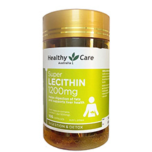 Viên uống mầm đậu nành Super Lecithin 1200mg Healthy Care 100 viên Úc