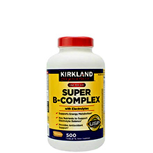 Thuốc hỗ trợ năng lượng Super B - Complex 500 viên Kirkland Mỹ