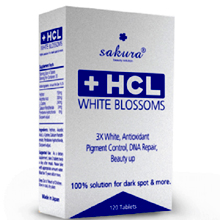 Viên uống trị nám Sakura HCL White Blossom 120 viên của Nhật Bản 