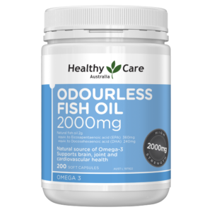 Healthy Care Odourless dầu cá 2000mg 200 viên nang