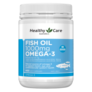 Healthy Care dầu cá 1000mg Omega-3 - 400 viên nang