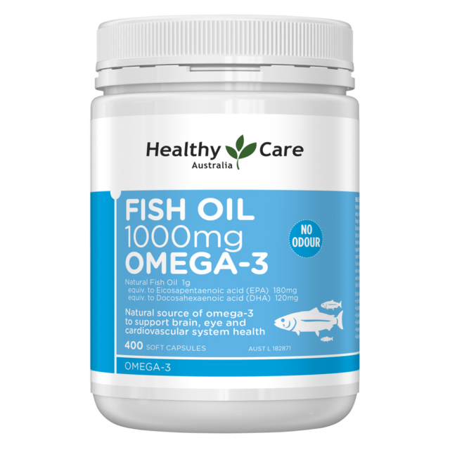 Healthy Care dầu cá 1000mg Omega-3 - 400 viên nang