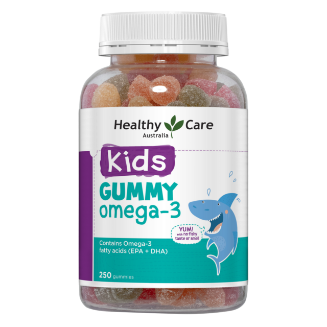 Healthy Care trẻ em Gummy Omega-3 250 kẹo dẻo
