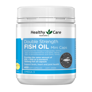 Healthy Care Double Strength dầu cá Mini Caps 400 viên nang