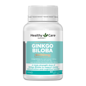 Healthy Care Ginkgo Biloba 6000mg 60 viên nang