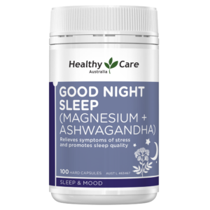 Healthy Care Good Night hỗ trợ giấc ngủ (Magnesium + Ashwagandha) 100 viên nang cứng