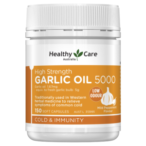 Healthy Care hàm lượng cao Garlic dầu 5000 150 viên nang