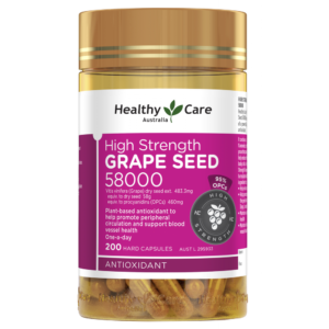 Healthy Care hàm lượng cao Grape Seed 58000 - 200 viên nang