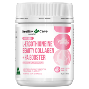 Healthy Care Plus L-Ergothioneine Collagen làm đẹp + HA Booster 60 viên nang