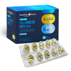 Healthy Care Plus Ultra Omega 95% Mini dầu cá 60 viên nang in Blister