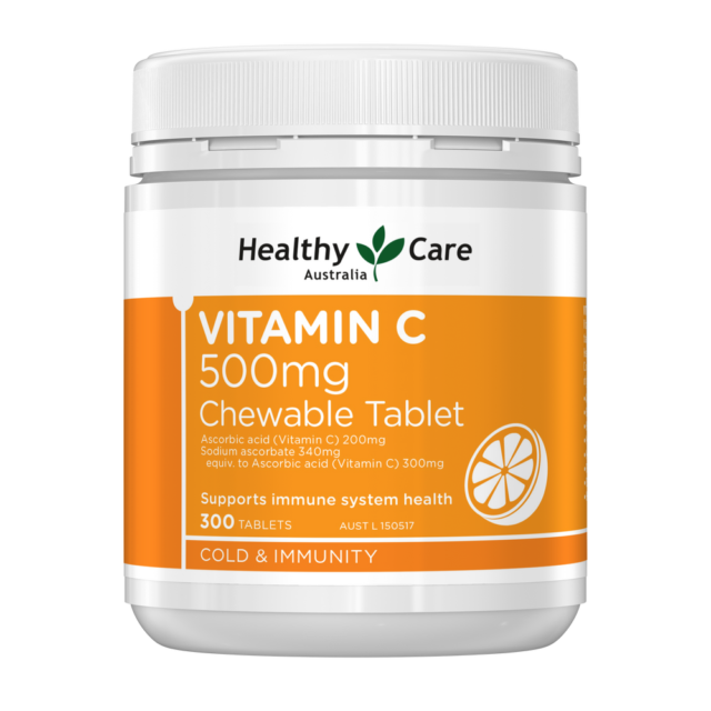 Healthy Care Vitamin C 500mg Chewable - 300 viên nén