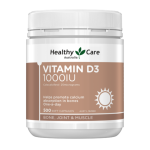 Healthy Care Vitamin D3 1000IU - 500 viên nang