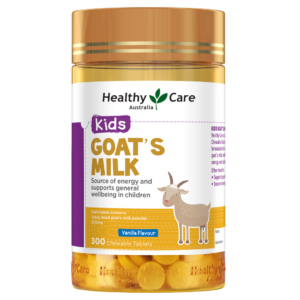 Healthy Care trẻ em Goat Milk Vanilla Flavour 300 viên nén