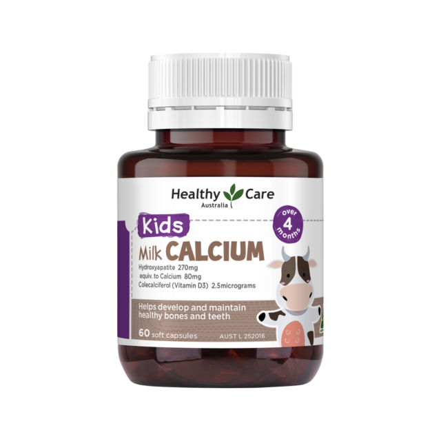 Healthy Care trẻ em Milk Calcium 60 viên nang
