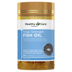 Healthy Care Triple Strength dầu cá 150 viên nang